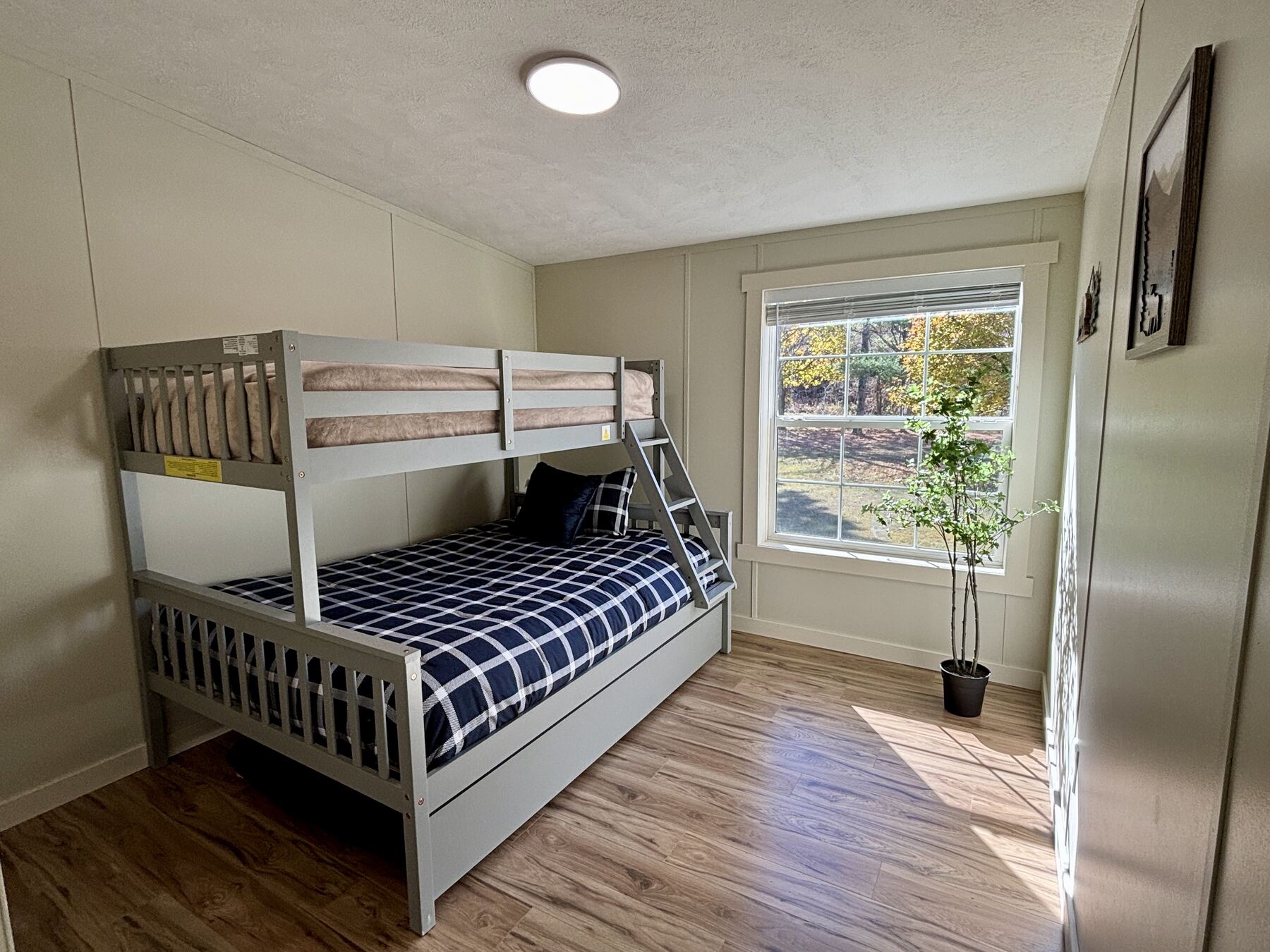 Bedroom 2 with bunk bed and trundle